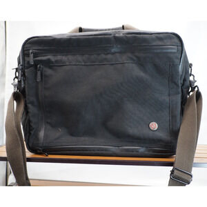 Token Waxed Nylon Saratoga Briefcase & Accessory pouch. $350 MSRP